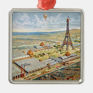 General View of the Universal Exhibition Metal Tree Decoration