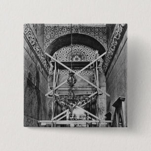 General view of the vestibule 15 cm square badge