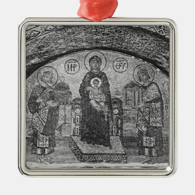 General view of the vestibule panel metal tree decoration (Front)