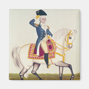 General Washington on a White Charger, c.1835 Magnet