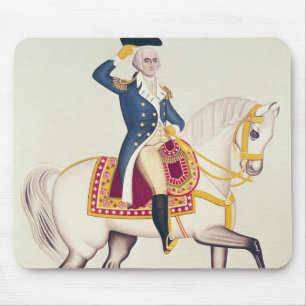 General Washington on a White Charger, c.1835 Mouse Pad