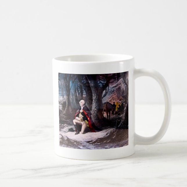 General Washington Praying at Valley Forge, PA Coffee Mug (Right)