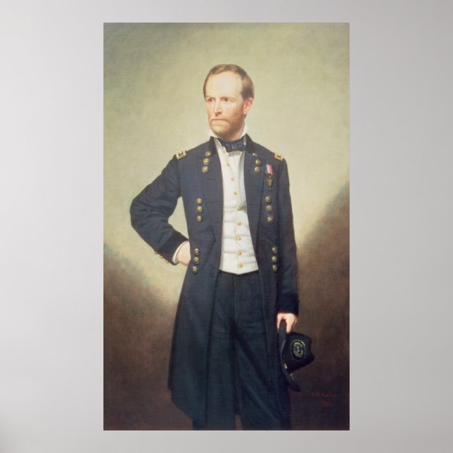 General William Sherman  1866 Poster (Front)