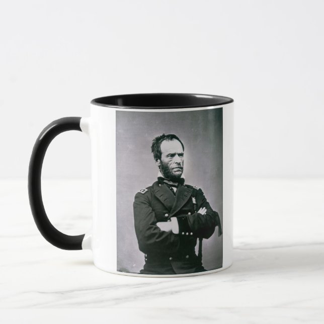 General William T. Sherman (1820-91) (b/w photo) Mug (Left)