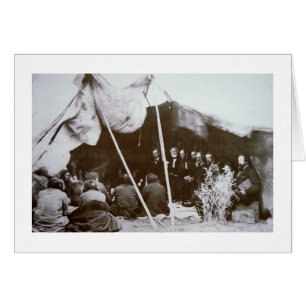 General William T. Sherman (1820-91) presides at t