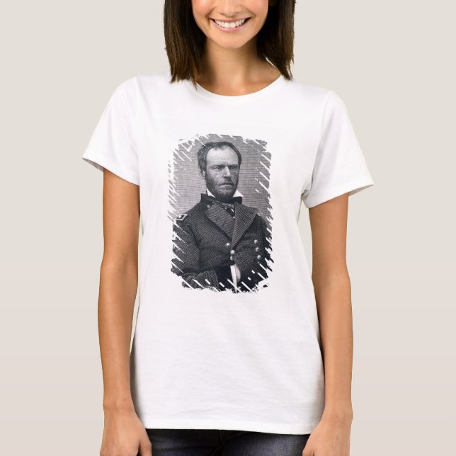 General William Tecumseh Sherman, engraved after a T-Shirt (Front)