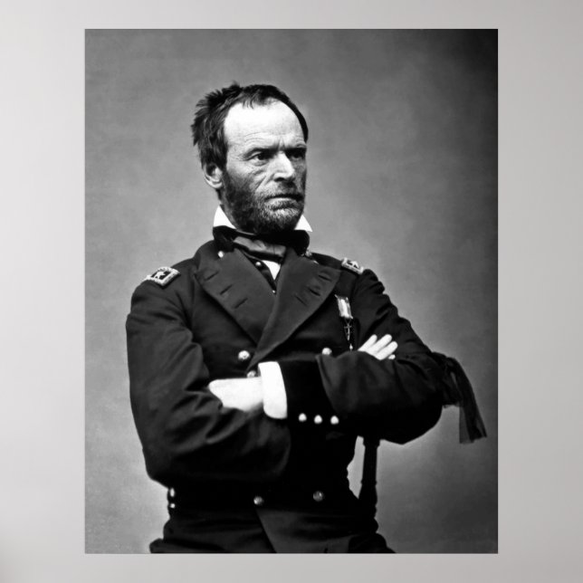 General William Tecumseh Sherman Poster (Front)
