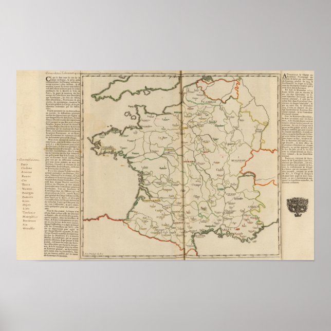 Generalities of France Poster (Front)