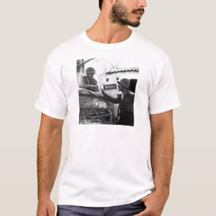 Generaly George S. Patton and Colonel Lyle Bernard T-Shirt