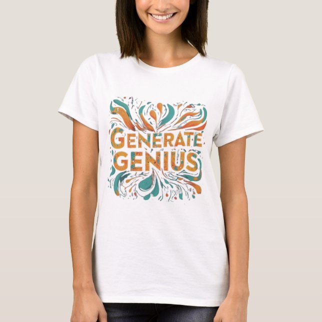 Generate Genius T-Shirt (Front)