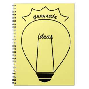 Generate Ideas Spiral Notebook