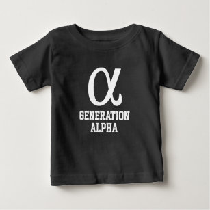Generation Alpha symbol Baby Fine Jersey T-Shirt
