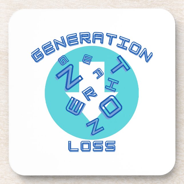 Generation loss  coaster (Front)
