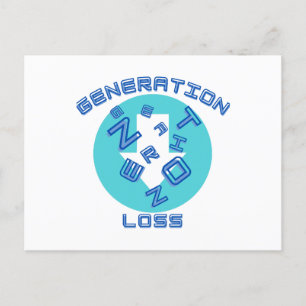 Generation loss holiday postcard