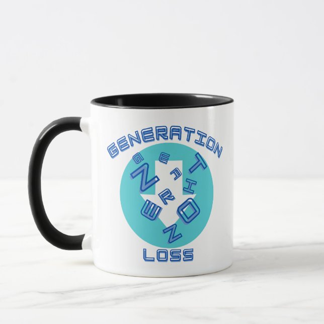 Generation loss  mug (Left)