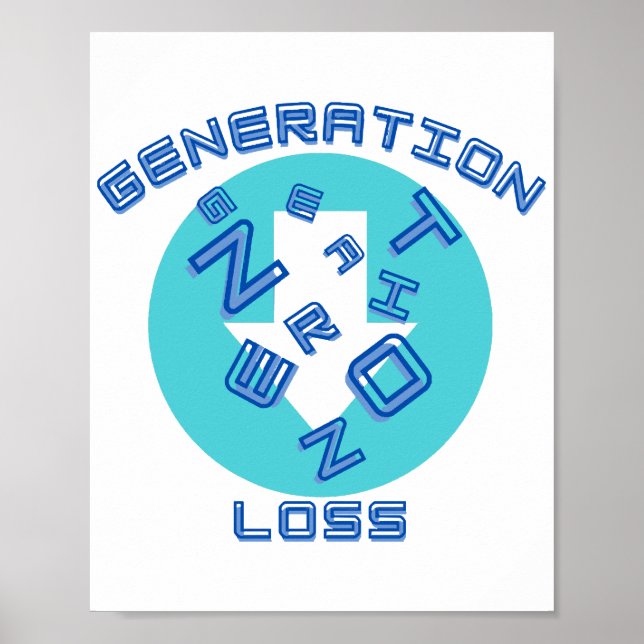 Generation loss  poster (Front)