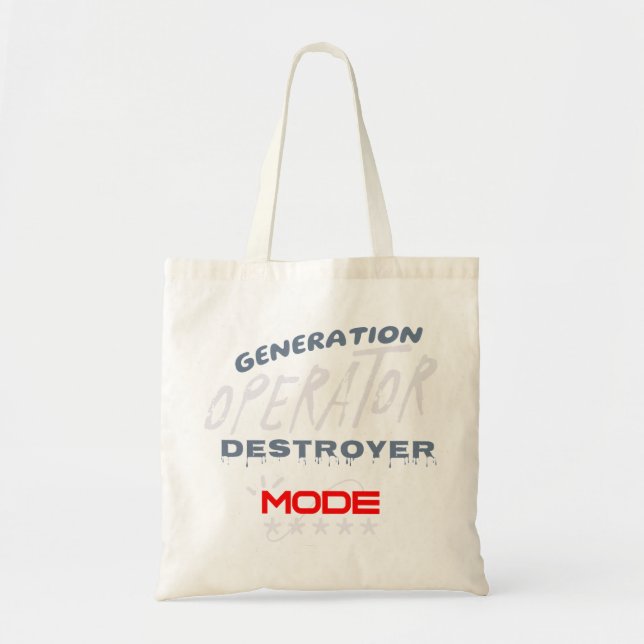 Generation Operator Destroyer Mode Tote Bag (Front)