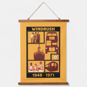 Generation Windrush British History   Hanging Tapestry