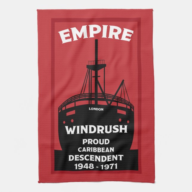 Generation Windrush    Tea Towel (Vertical)