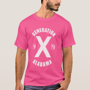 Generation X 1978 Feral Gen Xer Born 1978 Alabama T-Shirt