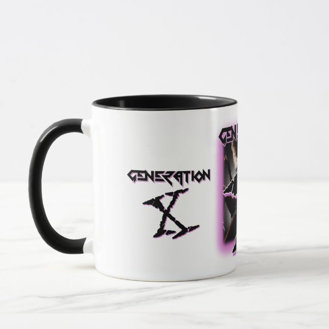 GENERATION X 80S HAIR BANDS MUG (Left)