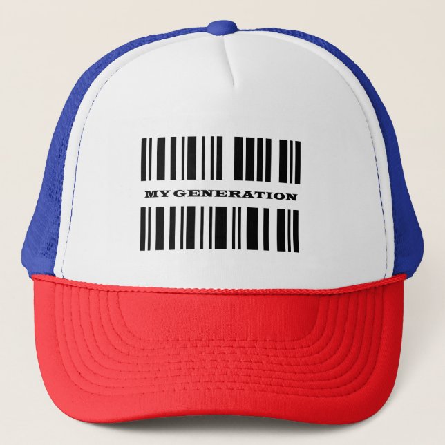 Generation X Bar Code Hat (Front)