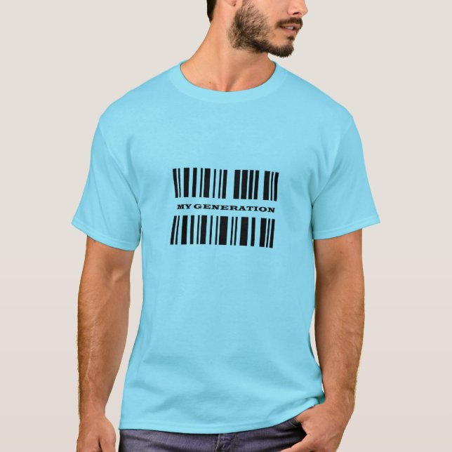 Generation X Bar Code Men's T-Shirt (Front)