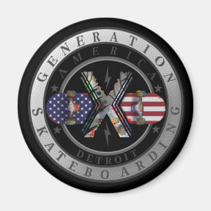 Generation X Detroit Magnet