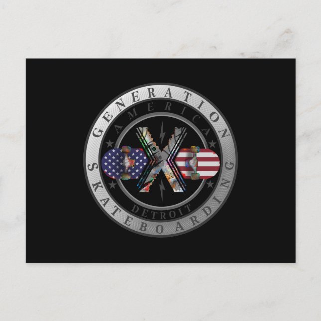 Generation X Detroit Postcard (Front)