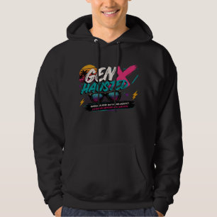Generation X, Gen Xhausted, Retro, nostalgic, Hoodie