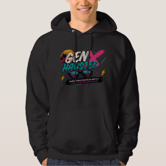 Generation X, Gen Xhausted, Retro, nostalgic, Hoodie