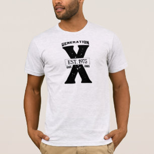 Generation X Personalised Year T-Shirt
