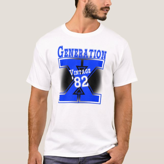 Generation X Vintage 1982 T-Shirt (Front)