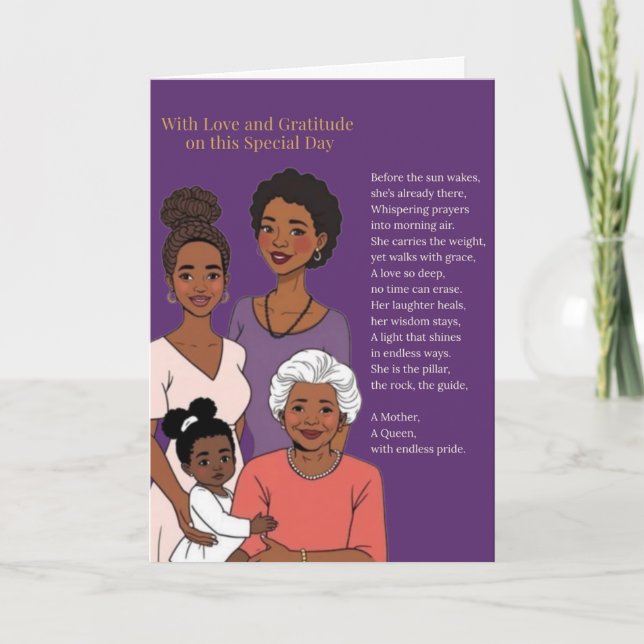 Generational Mother's Day Card (Front)