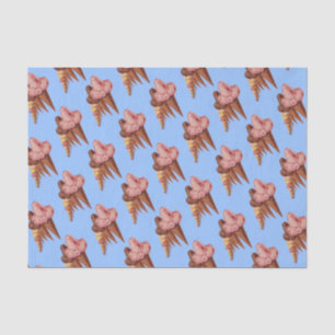 generations of ice cream cones tissue paper