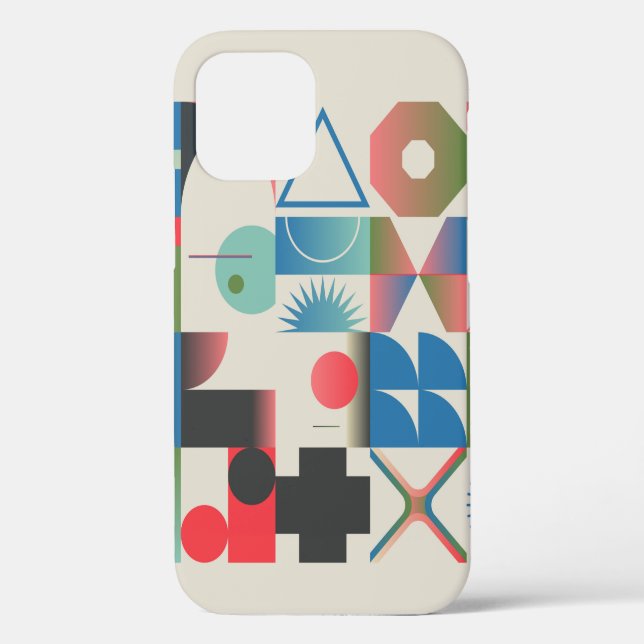 Generative design artwork graphics of bizarre comp Case-Mate iPhone case (Back)
