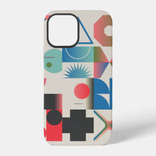 Generative design artwork graphics of bizarre comp iPhone 12 case