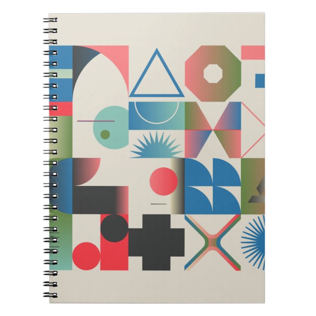 Generative design artwork graphics of bizarre comp notebook (Front)