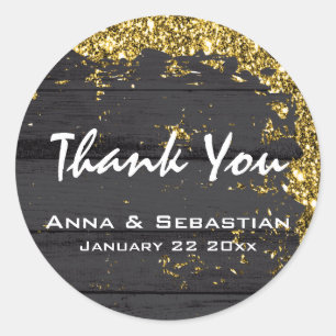 *~* Generic AP49 Weathered Wiid Aged Glitter Classic Round Sticker