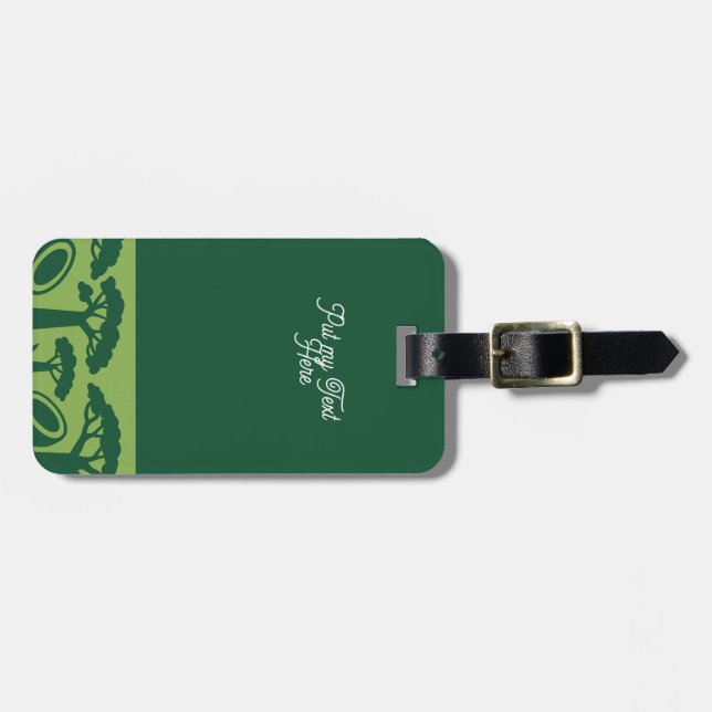 Generic Baobab Coconut Luggage Tag (Front Horizontal)