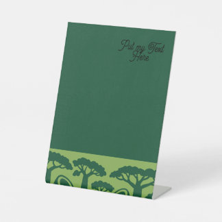 Generic Baobab Coconut Pedestal Sign