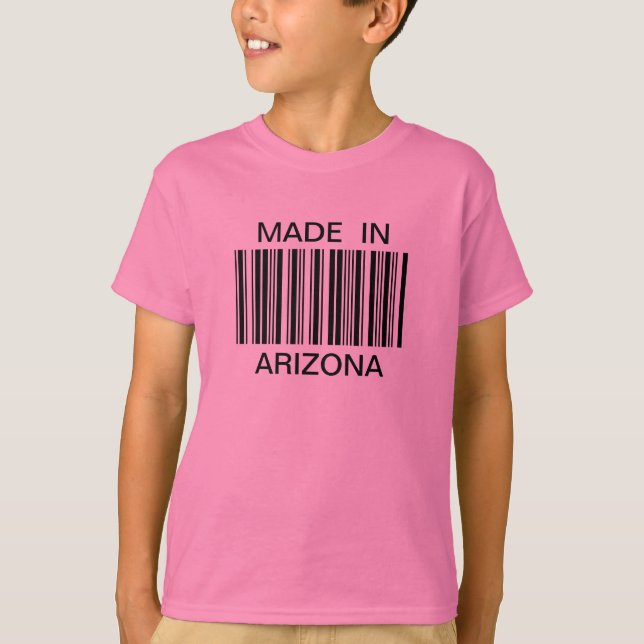 Generic Bar Code Made In T-shirt (Front)