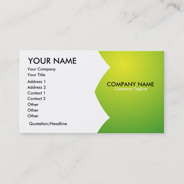 Generic Business Card (Front)