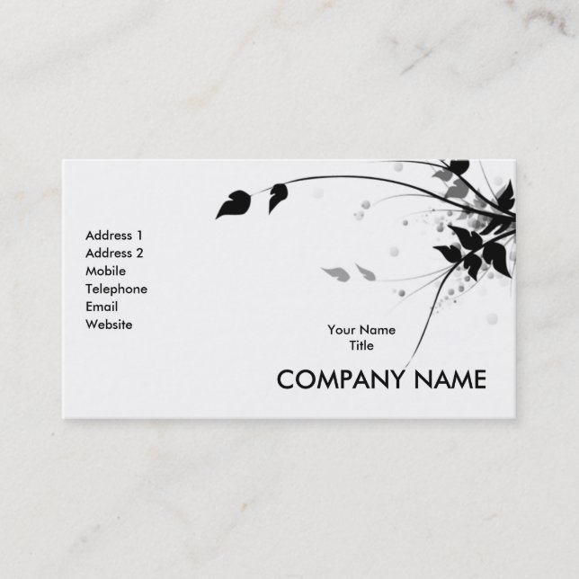 Generic Business Card (Front)