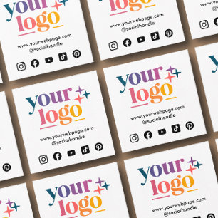Generic Business Logo Social Media Square Business Card