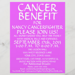 Generic Cancer Benefit Flyer