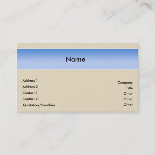 Generic Card