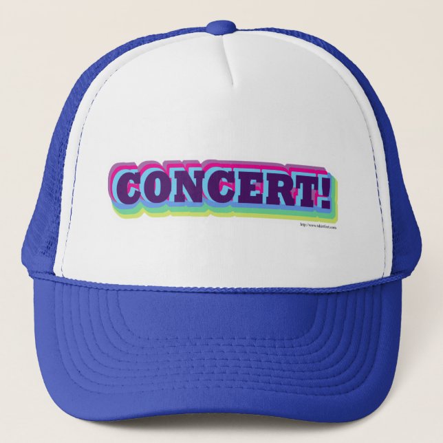 Generic Concert Trucker Hat (Front)