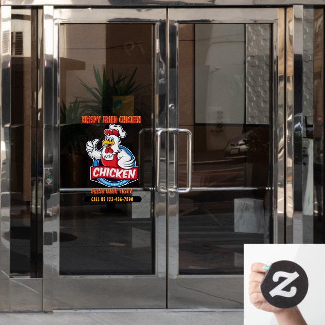 Generic Customise Fried Crispy Chicken 2 Door (Office Door)