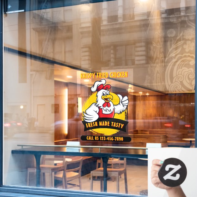 Generic Customise Fried Crispy Chicken Front  (Cafe Window)